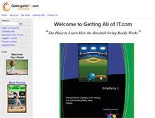 Tablet Screenshot of gettingallofit.com